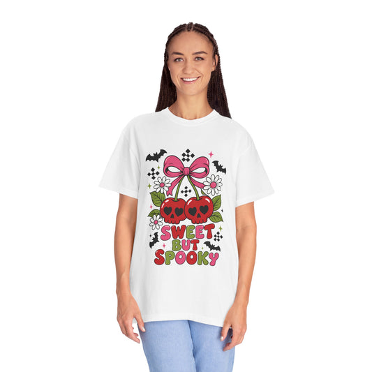 Sweet But Spooky Skull Cherries T-shirt | Halloween Cute Goth