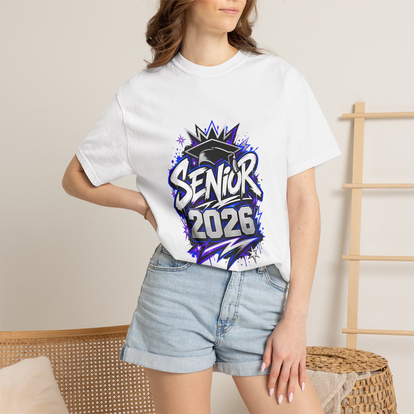 Senior 2026 Comfort Colors Shirt | Class of 2026 Graffiti Graduation Tee | Unisex Senior Gift