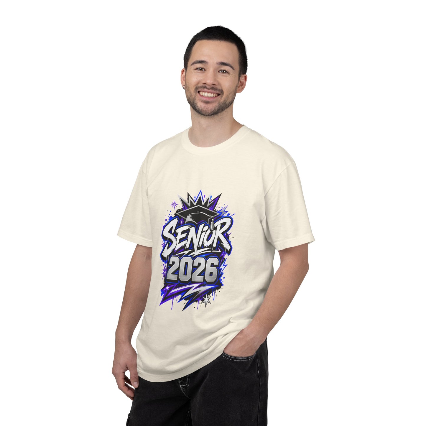 Senior 2026 Comfort Colors Shirt | Class of 2026 Graffiti Graduation Tee | Unisex Senior Gift