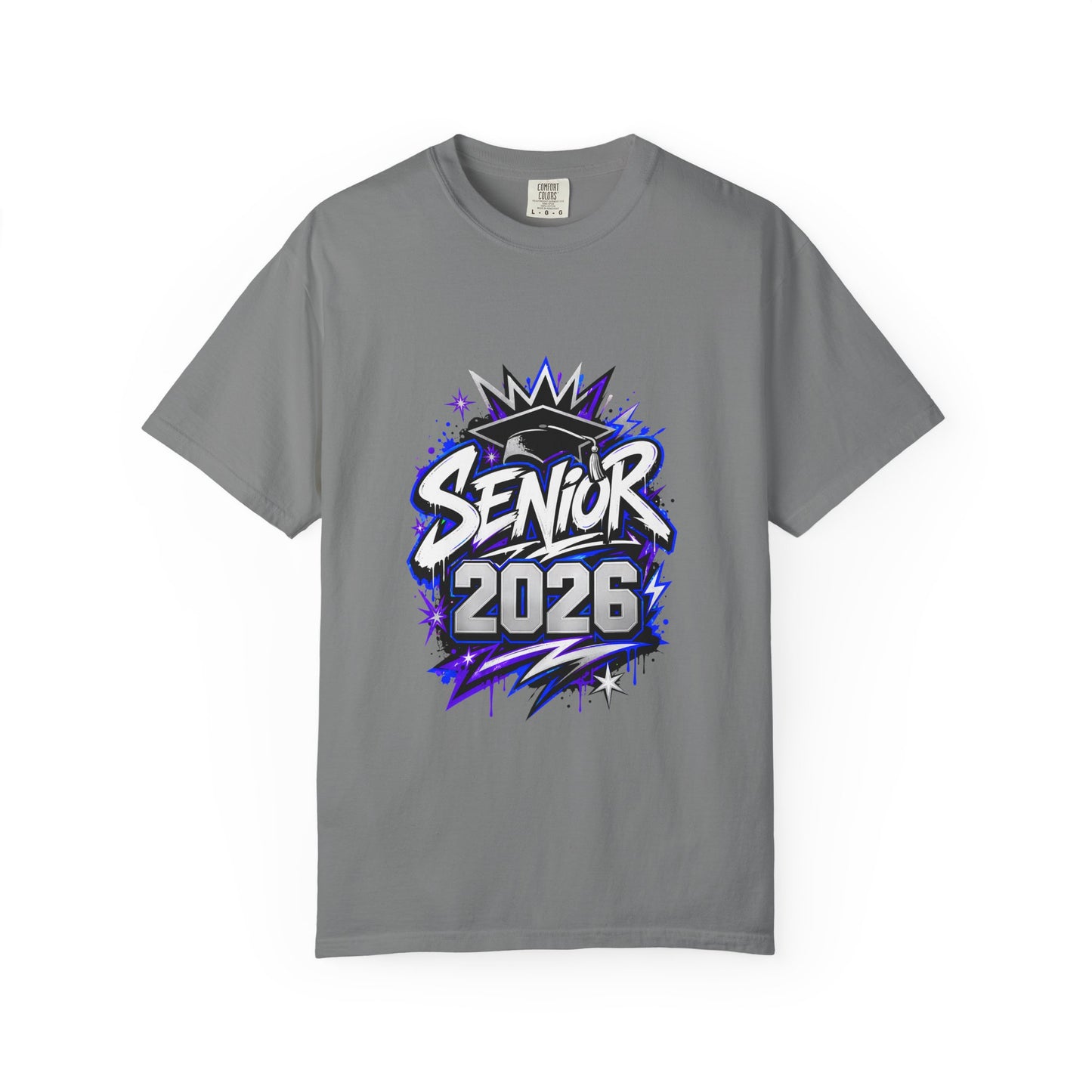 Senior 2026 Comfort Colors Shirt | Class of 2026 Graffiti Graduation Tee | Unisex Senior Gift