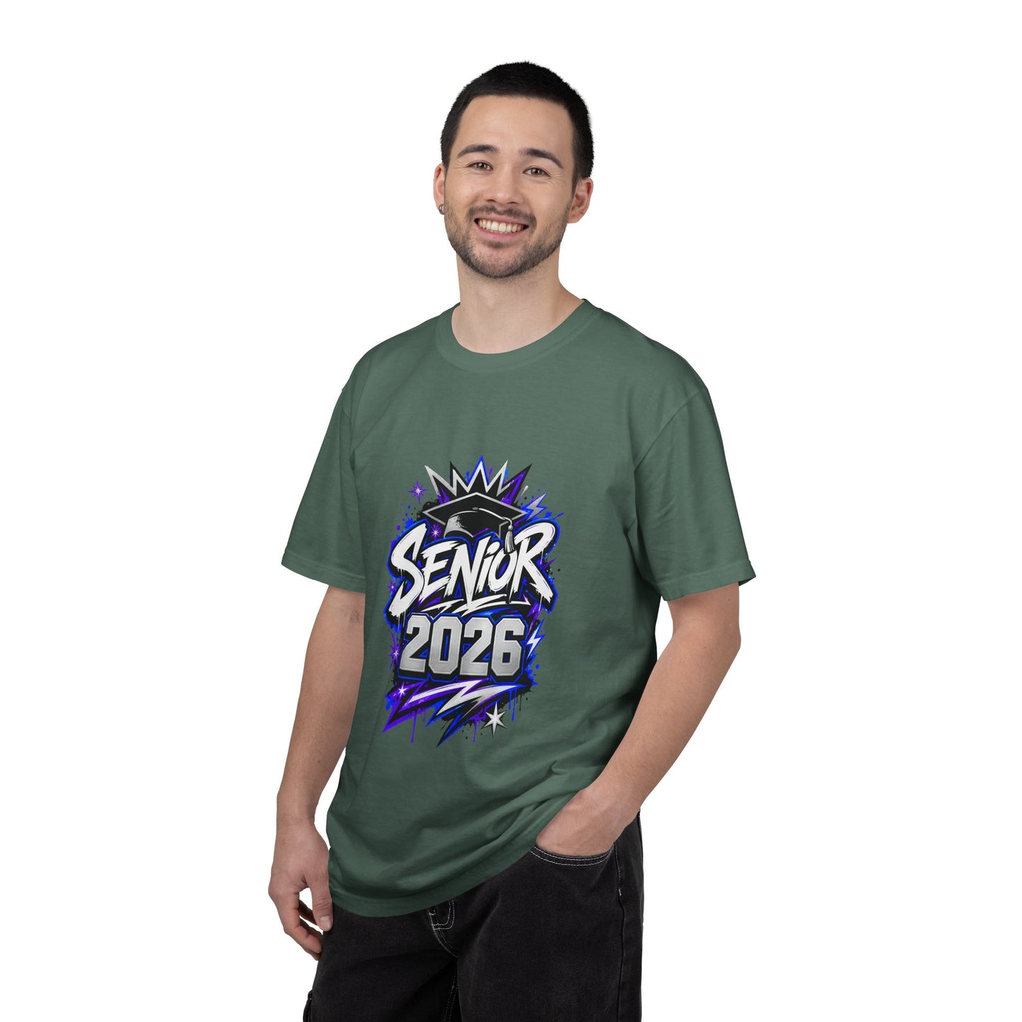 Senior 2026 Comfort Colors Shirt | Class of 2026 Graffiti Graduation Tee | Unisex Senior Gift