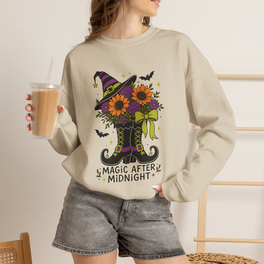 Magic After Midnight Halloween Crewneck Sweatshirt