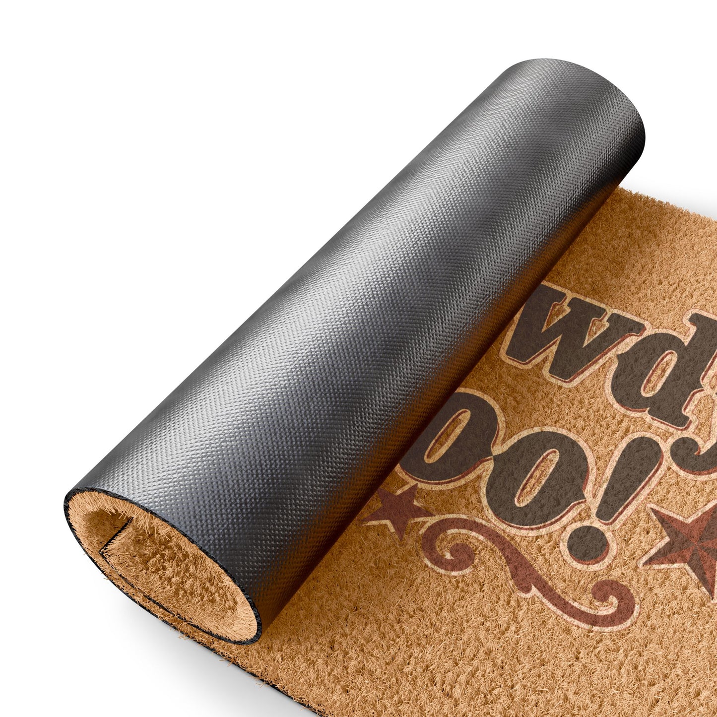 Howdy, Boo! Cowboy Ghost Doormat — Halloween Welcome Mat