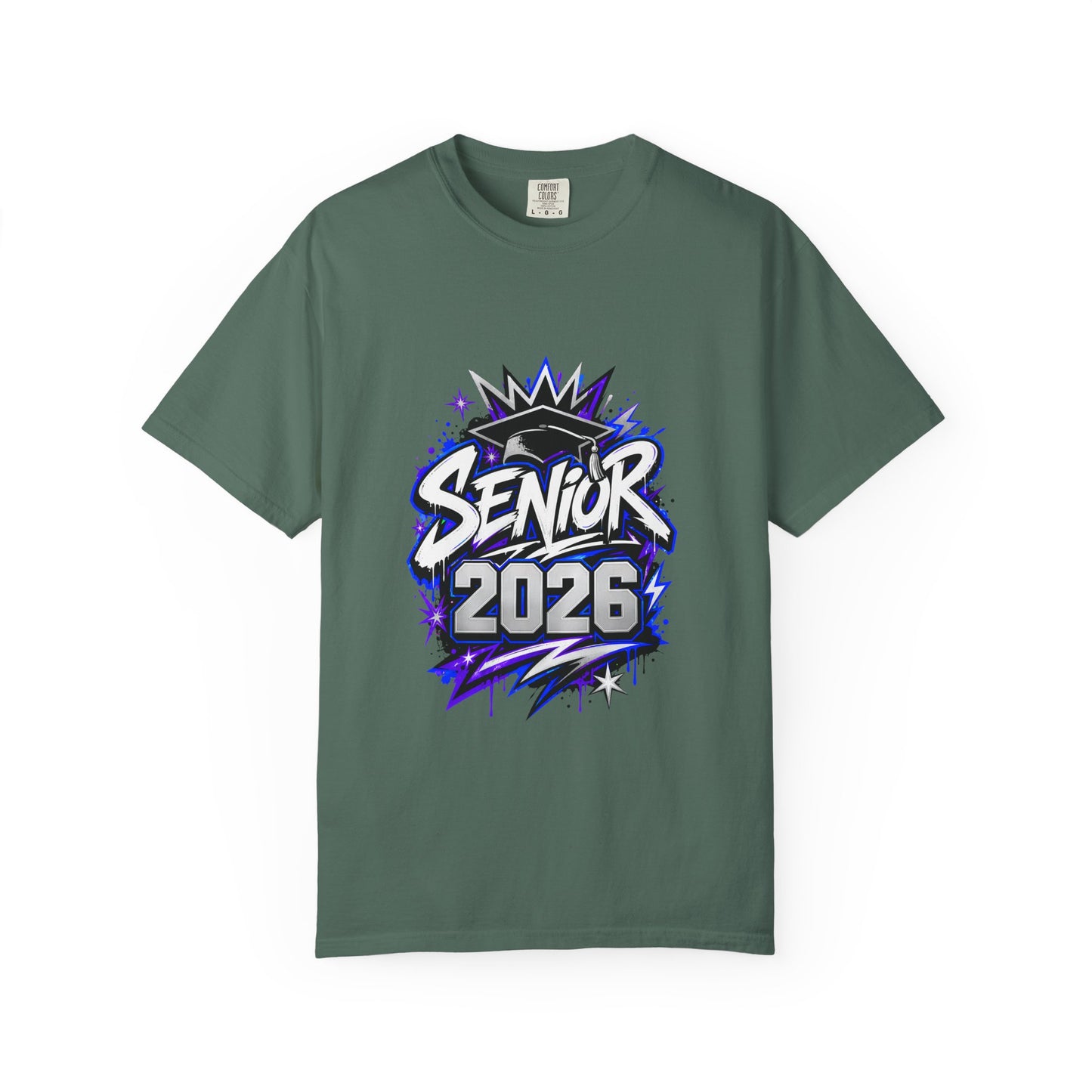 Senior 2026 Comfort Colors Shirt | Class of 2026 Graffiti Graduation Tee | Unisex Senior Gift